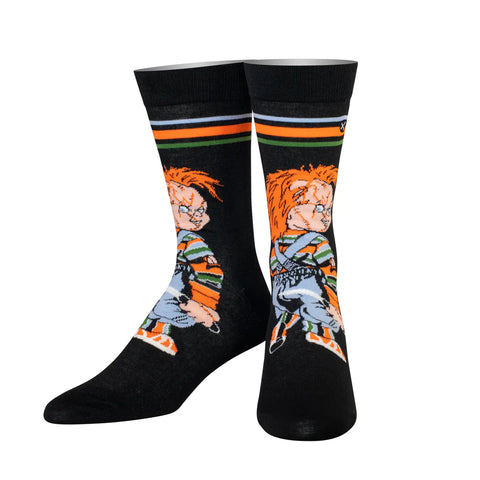 Chucky's Back knit socks